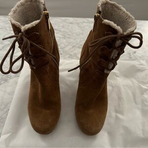 Michael Kors Suede Boots with Heel